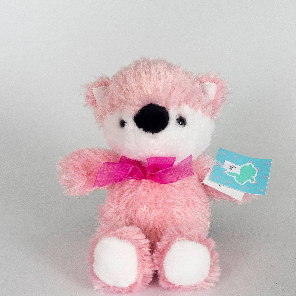 NWT  Pink sparkle bear